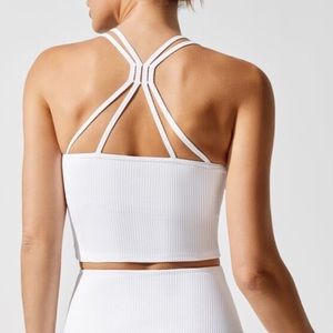 New With Tags Carbon38 Ribbed Cami Bra Crop Tank